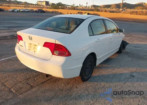 2008 Honda Civic Lx z USA, uszkodzony, nr VIN 2HGFA16548H525653